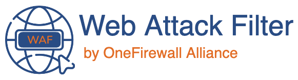 Web Attack Filter (WAF) by OneFirewall Alliance logo