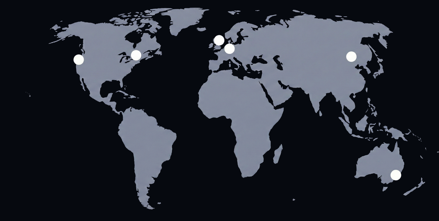 ClosedVPN global exit node map