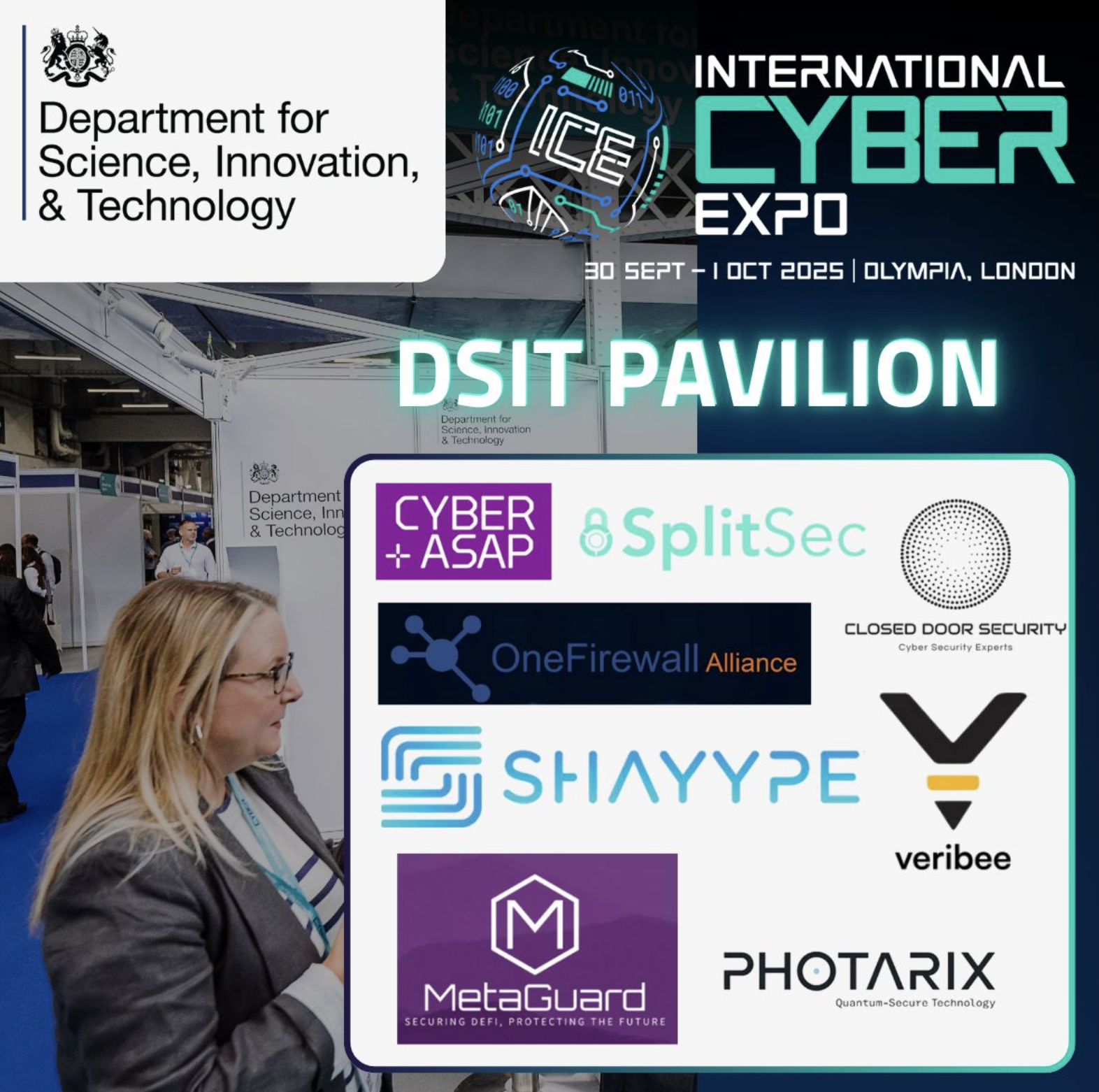 OneFirewall Alliance listed among the companies in the DSIT Pavilion at International Cyber Expo 2025